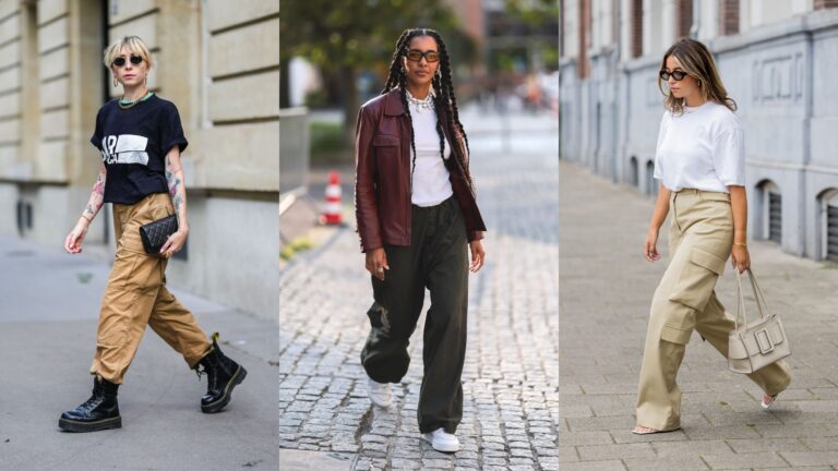 Mixing Textures With Trendy Women Cargo Pants