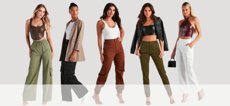 Casual Day Look Ideas For Women Cargo Pants